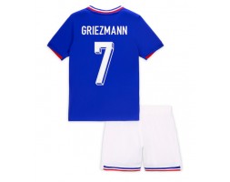 Frankrike Antoine Griezmann #7 Hemmakläder Barn EM 2024 Kortärmad (+ Korta byxor)